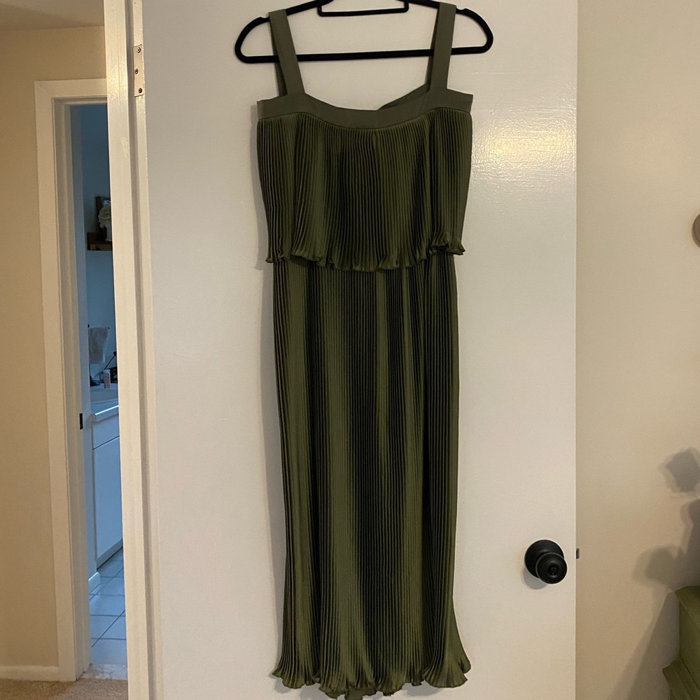 Handmade silk midi dress! NWOT